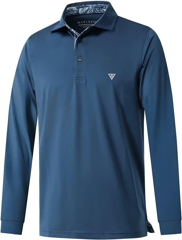 Mens Polo Shirts Short and Long Sleeve Casual Solid Stylish Dry Fit Performance Designed Collared... | Amazon (US)