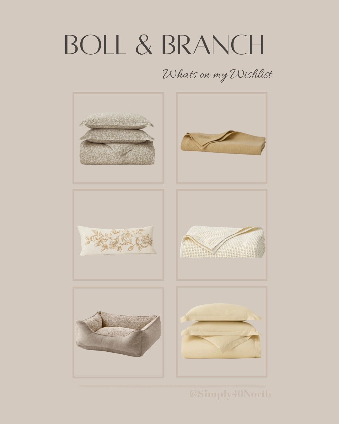 Boll & Branch is hands downs my favorite bedding ever.  The linen sheets are so good!  Sharing what’s on my wishlist.  Use coupon code: 40NORTH for an extra 15% off.

#LTKHome