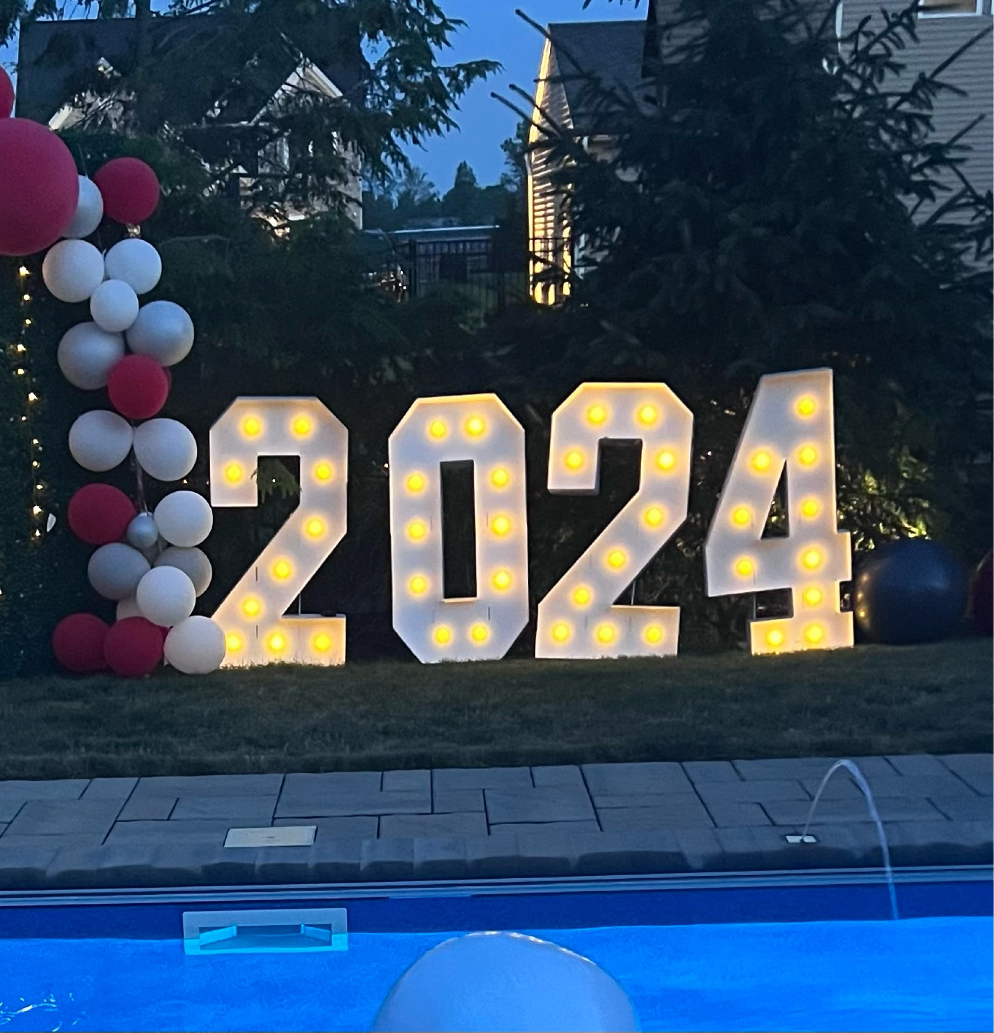Foam board number with lights - perfect for party decorations 

#LTKParties #LTKU #LTKFindsUnder50