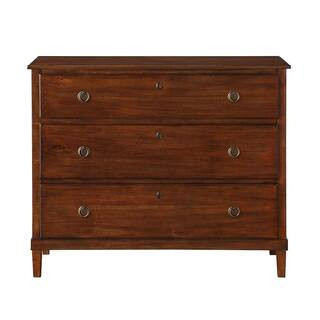 Cambridge Brown 3-Drawer Dresser 820-11-40 - The Home Depot | The Home Depot