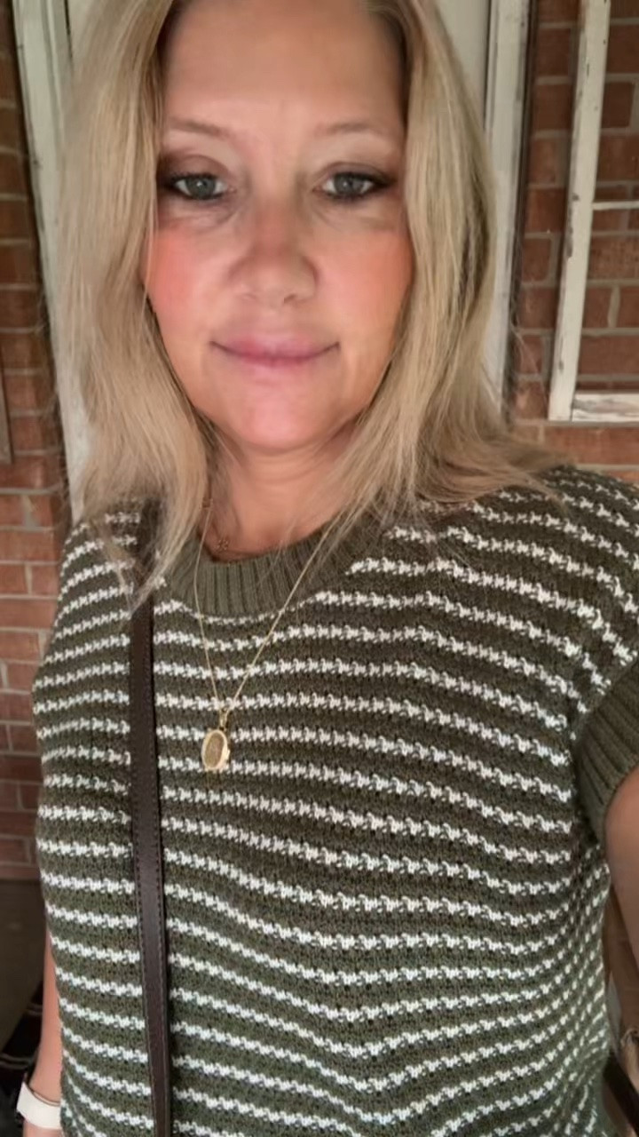 Elevated casual is my favorite kind of style 🤎✨ This look is comfy, effortless, and pulled together without trying too hard. The striped knit top paired with wide-leg denim gives that relaxed-chic vibe, and the statement bag ties it all together. Perfect for errands, lunch with friends, or a casual date day!

✨ Wearing a size medium in the top
✨ Wide-leg denim for a flattering, easy fit
✨ Mixed metal jewelry for the perfect finishing touch

#LTKStyle #LTKFashion #CasualChic #EverydayStyle

#LTKootd