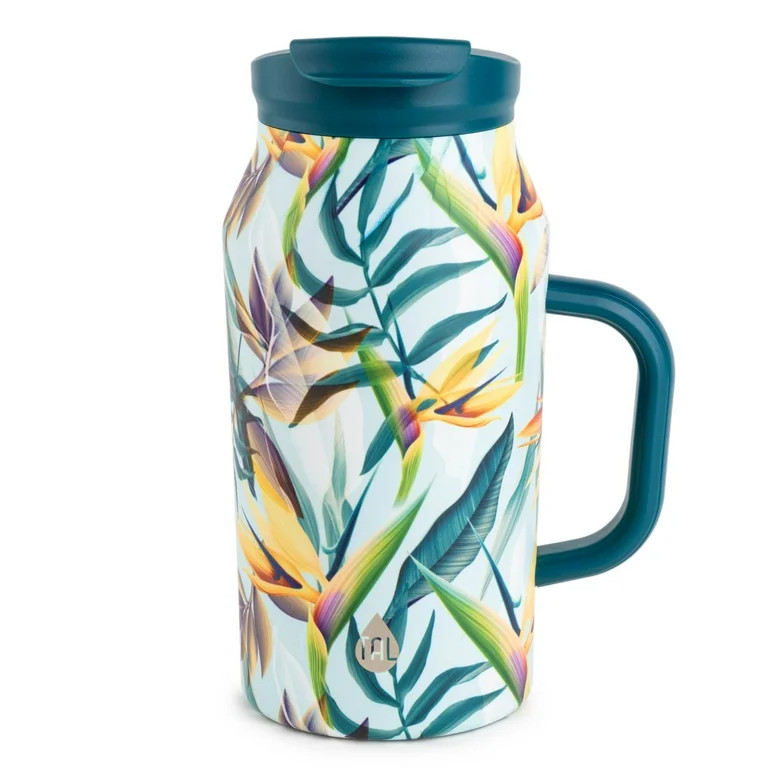 TAL Stainless Steel Basin Water Bottle 40 fl oz, Green Jungle | Walmart (US)