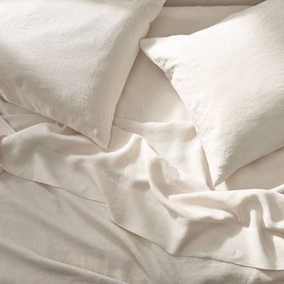 100% Linen Solid Pillowcase Set - Casaluna™ | Target