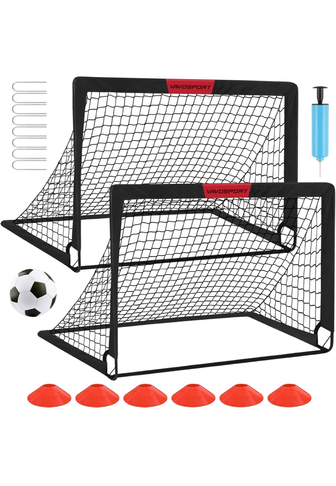 Soccer Goals for Backyard Set - 2 of 4' x 3'