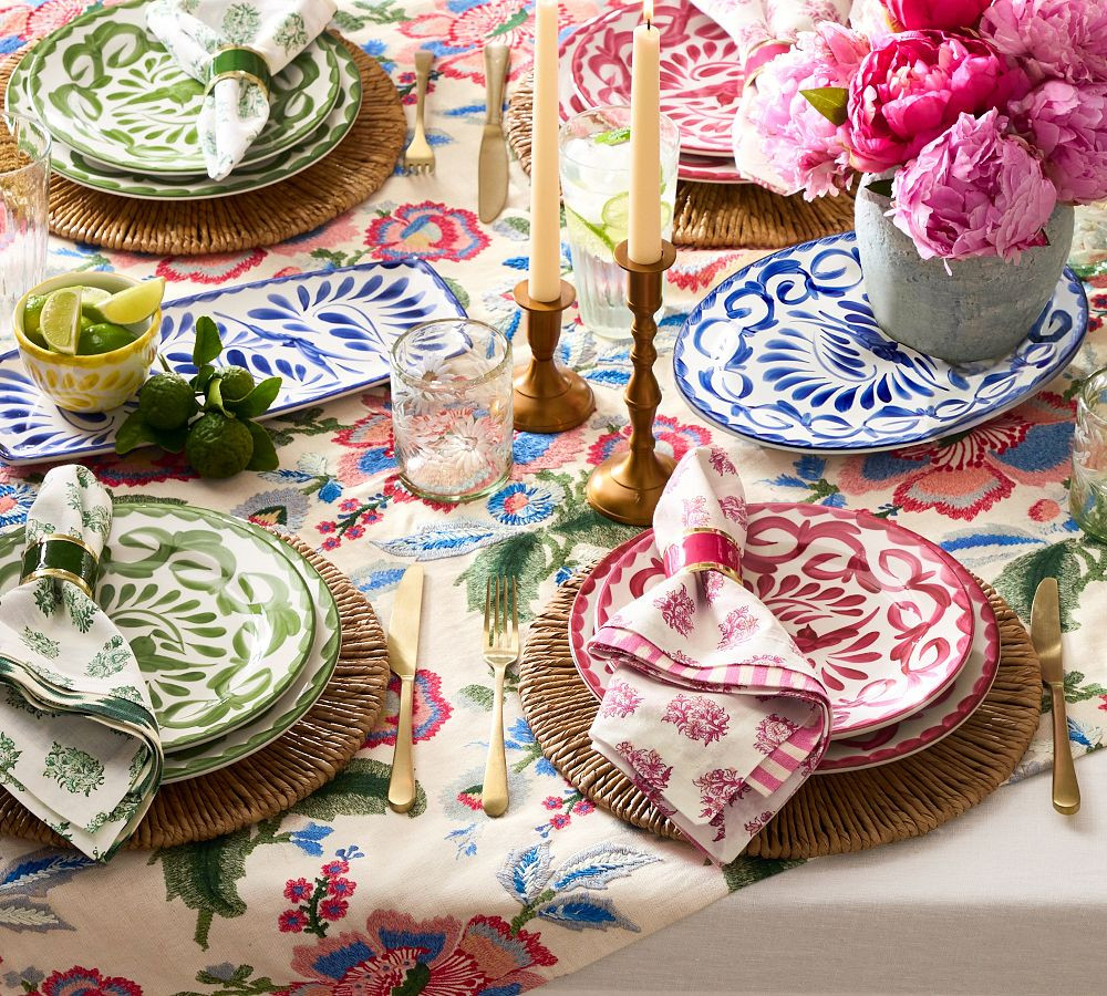 Puebla Porcelain Dinnerware Collection | Pottery Barn (US)