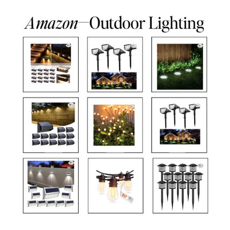 Outdoor lighting to upgrade your spaces for spring and summer!