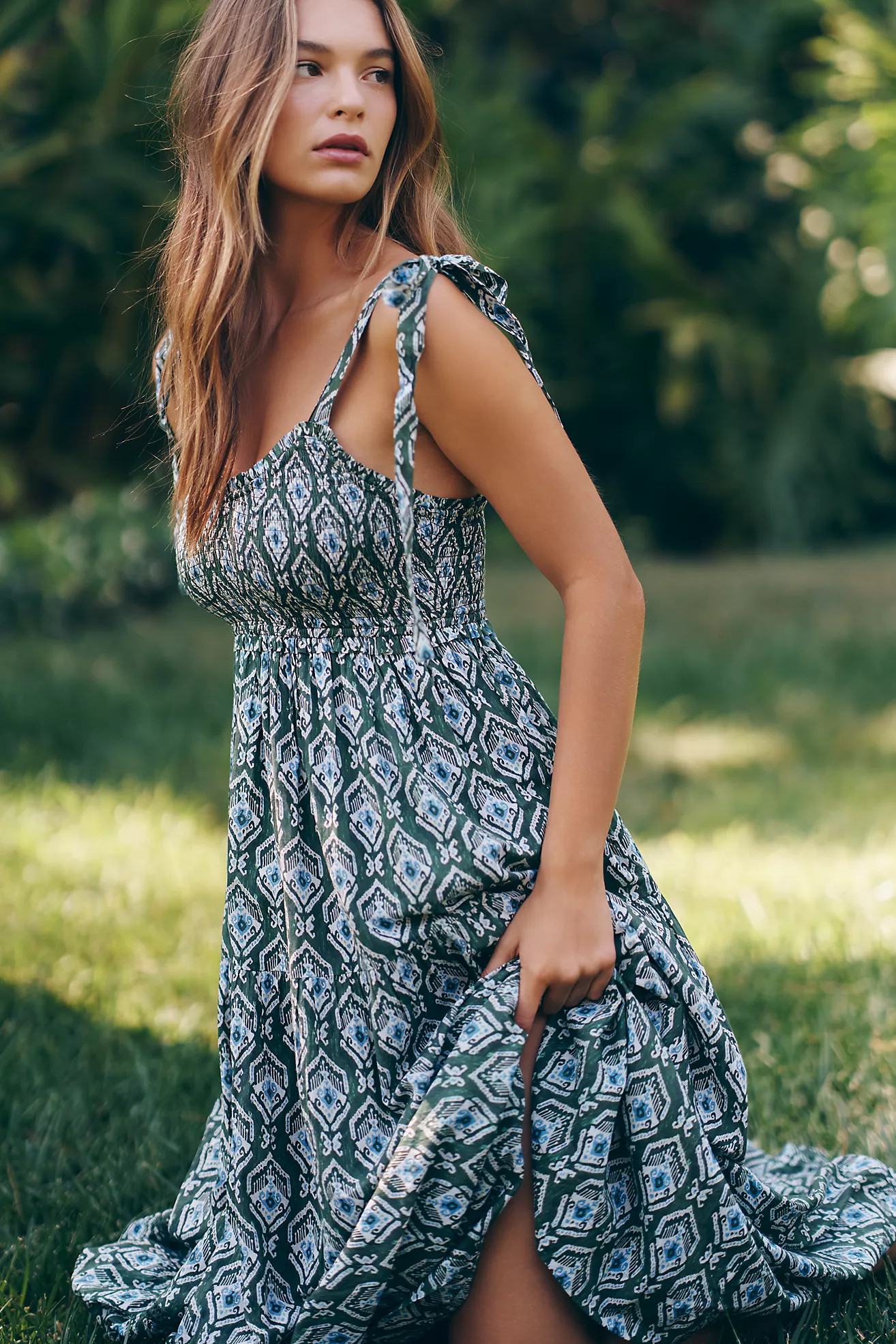 Ro's Garden Reece Cotton Midi Dress | Anthropologie (US)