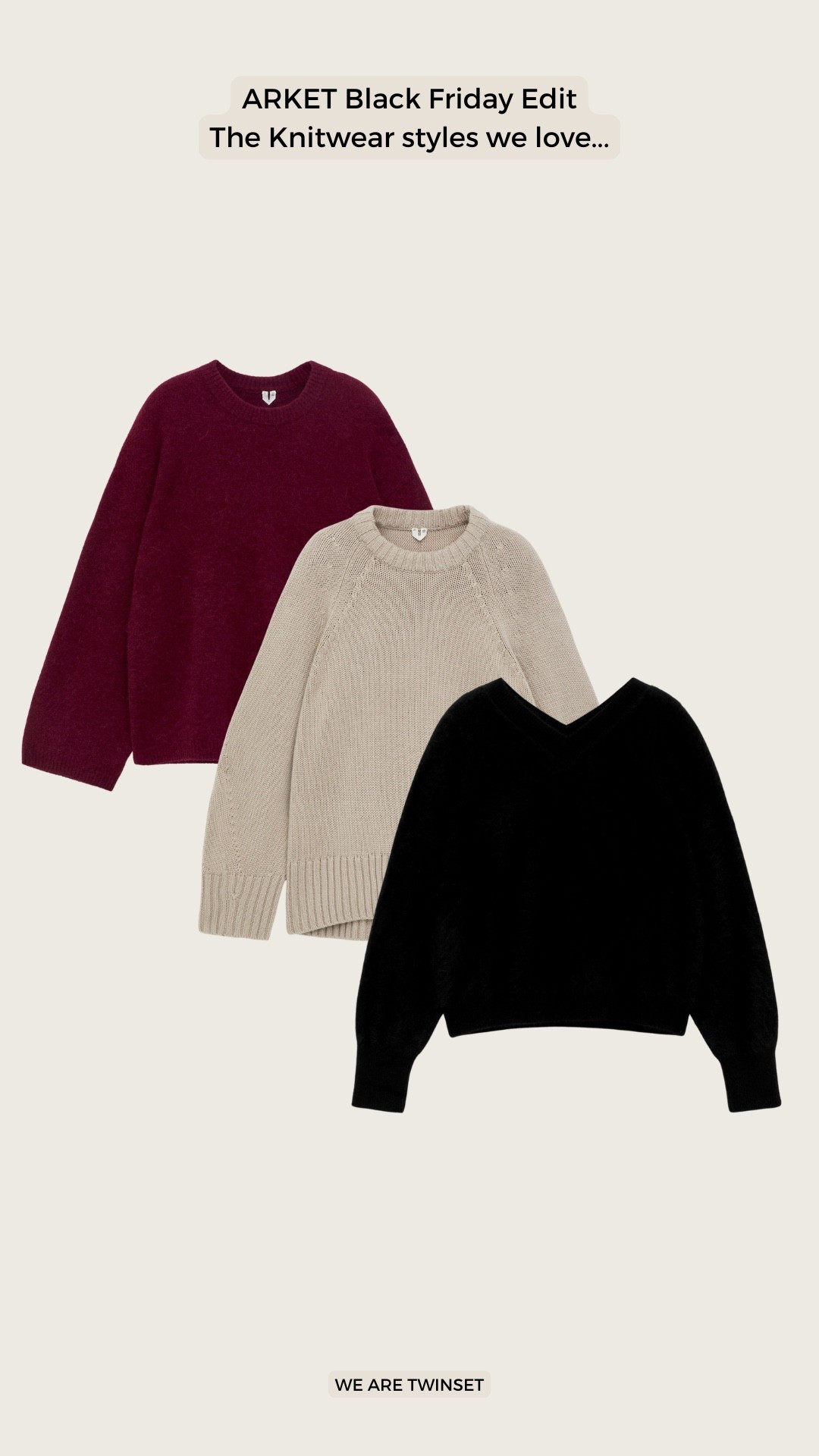 ARKET Black Friday Edit… the knitwear styles we love and wear on repeat 🫶🏻

Knitwear
Cashmere


#LTKCyberWeek #LTKuk #LTKstyletip