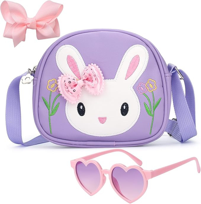 Toddler Purse-Small Kids Purse, Girls Bunny Purse, Little Girl Purse-Birthday Gifts Purse for Gir... | Amazon (US)