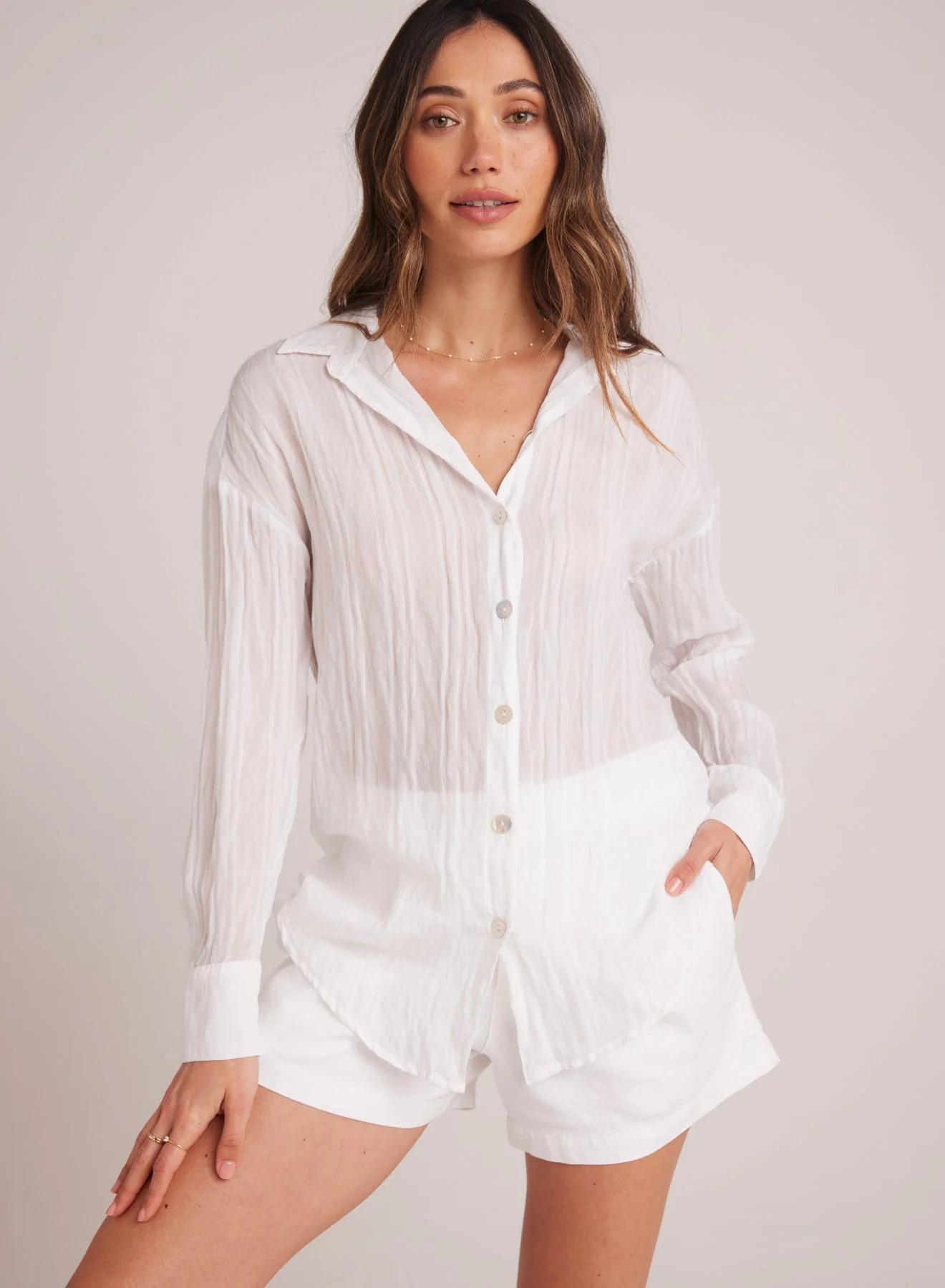 BOYFRIEND BUTTON DOWN WHT - Bella Dahl | Bella Dahl