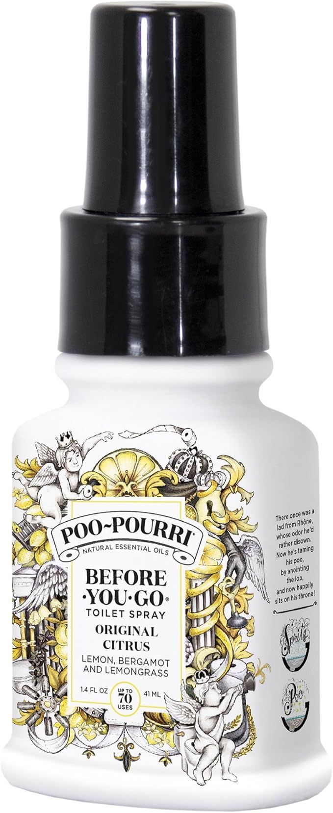 Poo-Pourri Before-You-go Toilet Spray, Original Citrus Scent, 1.4 Fl Oz | Amazon (US)