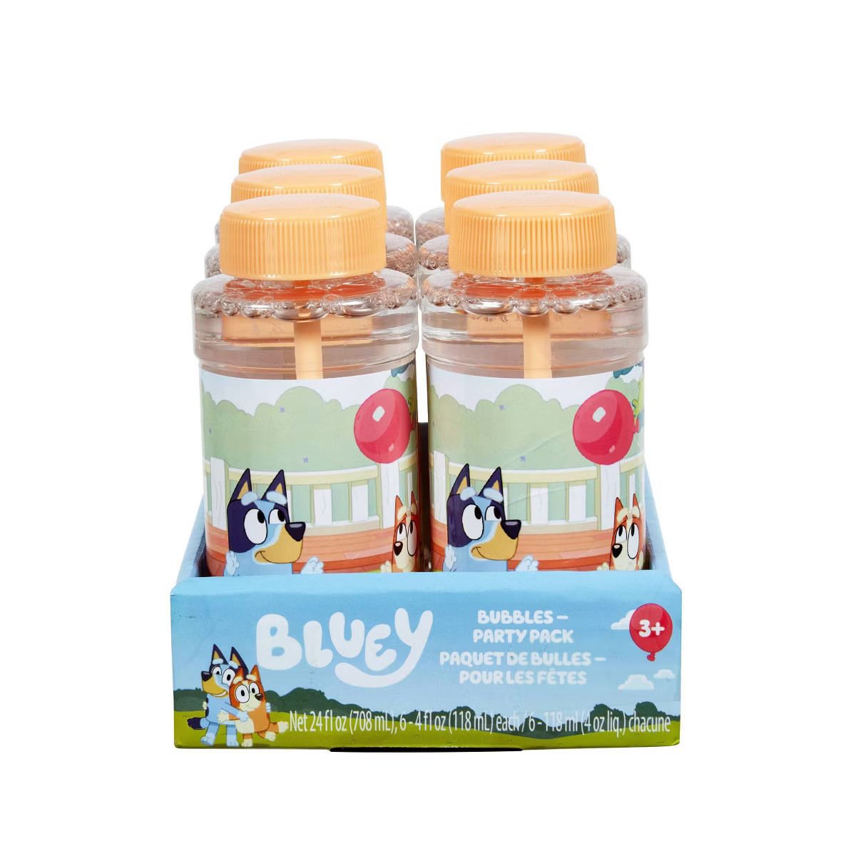 Bluey Party Pack Bubbles - 6pc | Target