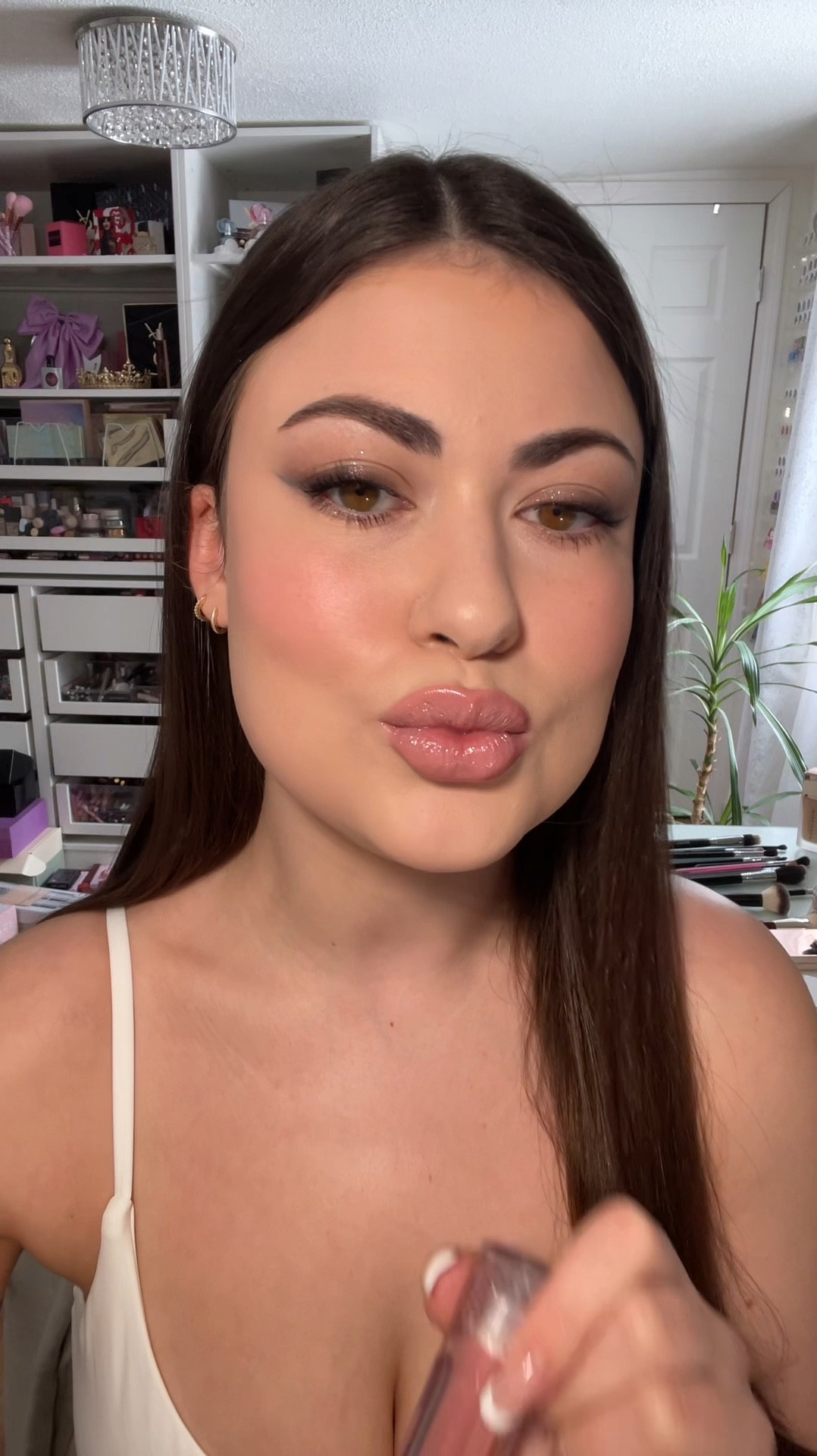 Pinky nude lip combo 👄 