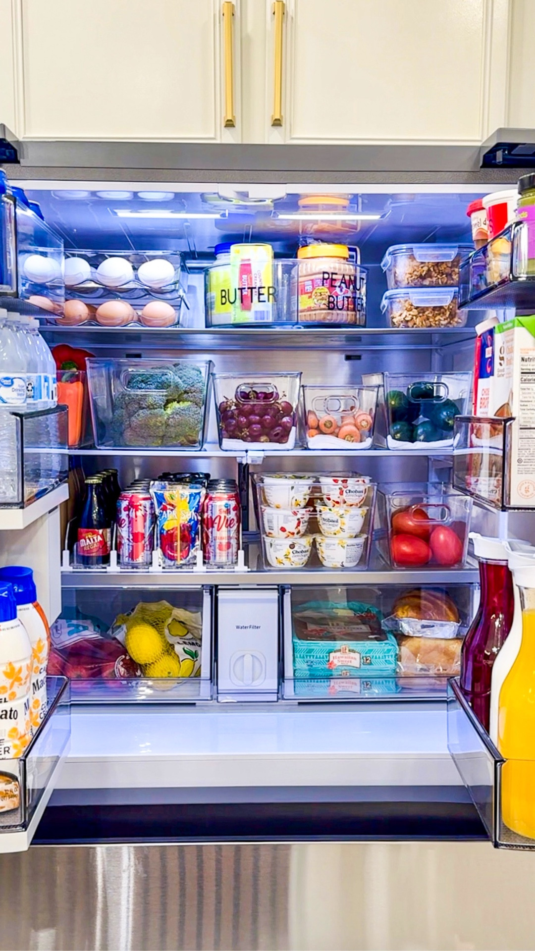 If your refrigerator feels cluttered no matter how often you clean it, it might just be in need of organizing with the right items.
A beverage organizer is one of those things you never knew you needed until you have it, instant order and easy access. 
A vegetable spinner makes washing and storing produce so much easier and Acrylic organizers are a must for neatly grouping fruits and veggies, while clear containers for milk and juices keep everything visible and grab-and-go. 
Add a rotating lazy Susan for condiments and suddenly nothing gets lost in the back. And of course, egg organizers because a well organized fridge just hits differently.
Hope you’re inspired.



#LTKvlog #LTKU #LTKHome