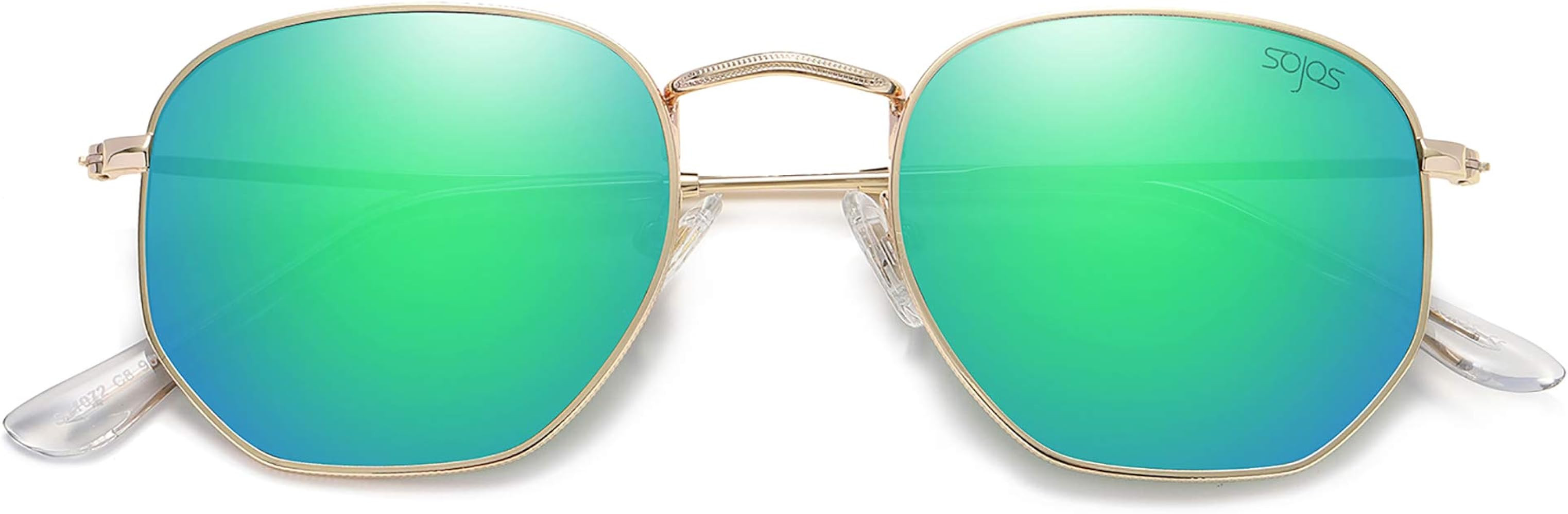 SOJOS Square Polarized Sunglasses for Women Men Small Hexagonal Polygon Shades SJ1072 | Amazon (US)