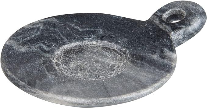 Creative Co-Op Hand-Carved Marble Handle, Grey Dish, 4" | Amazon (US)