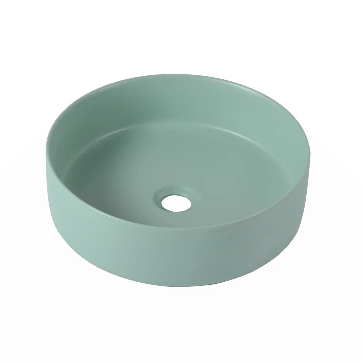 Ceramic Circular Vessel Bathroom Sink Art Sink DAGEW99990102 | Wayfair North America