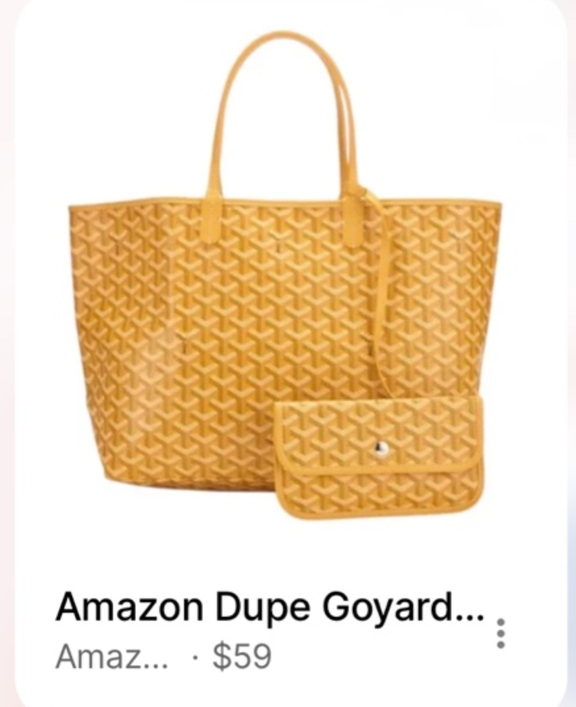 goyard dupe