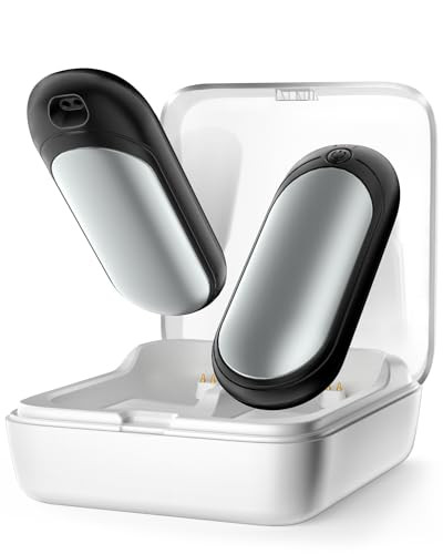 2 Pack 14000mAh Hand Warmers Rechargeable with AI Charging Case, Portable Electric Handwarmers, Reusable Pocket Heater Great for, Hunting, Golf, Camping, Raynauds, Christmas Outdoor, Women Men Gifts | Amazon (US)