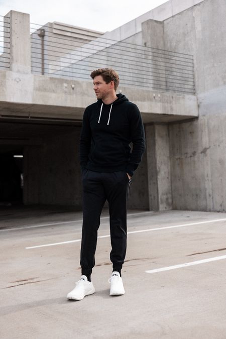 Getting ahead of those New Year’s resolutions in new workout gear. Pants are currently on sale and hoodie is a favorite. Worn with new @apl sneakers for a contrasting monochromatic look. 

#LTKmens #LTKfitness #LTKshoecrush