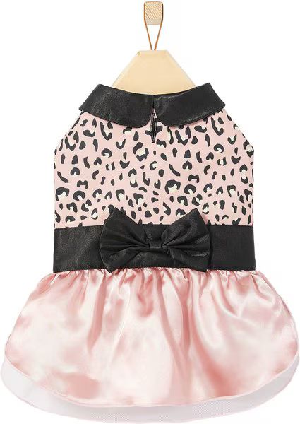 FRISCO Pink Cheetah Dog & Cat Dress, Small - Chewy.com | Chewy.com