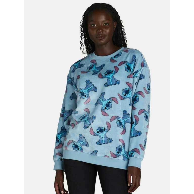 Women's Plush Graphic Character Sweatshirt Gift Box, Sizes XXS-4X | Walmart (US)