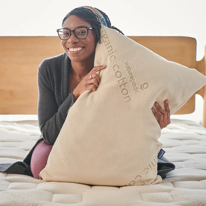 Adjustable Organic Latex Pillow | Naturepedic