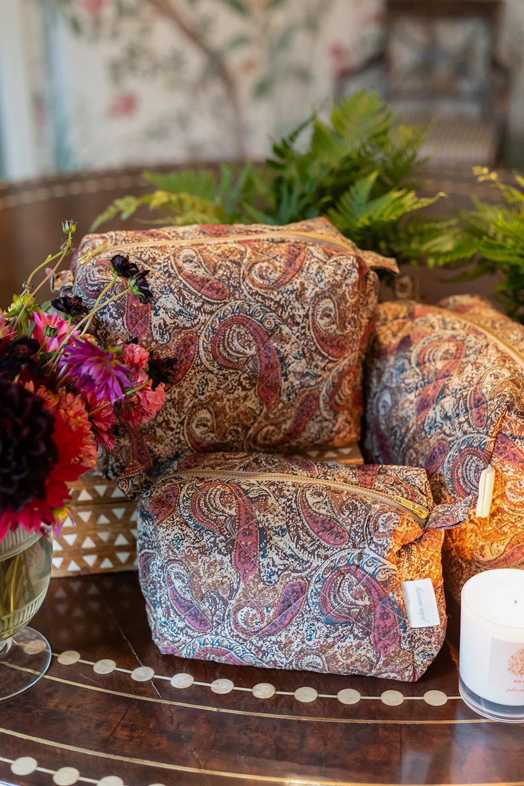 Coco Palazzo Paisley Toiletry Set | Julia Amory