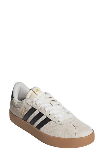 adidas VL Court 3.0 Sneaker in Cream White/Black/Gold Met. at Nordstrom Rack, Size 10.5 | Nordstrom Rack