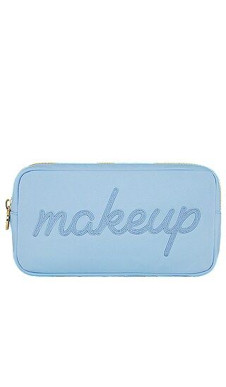 Periwinkle Makeup Embroidered Small Pouch in Periwinkle | Revolve Clothing (Global)
