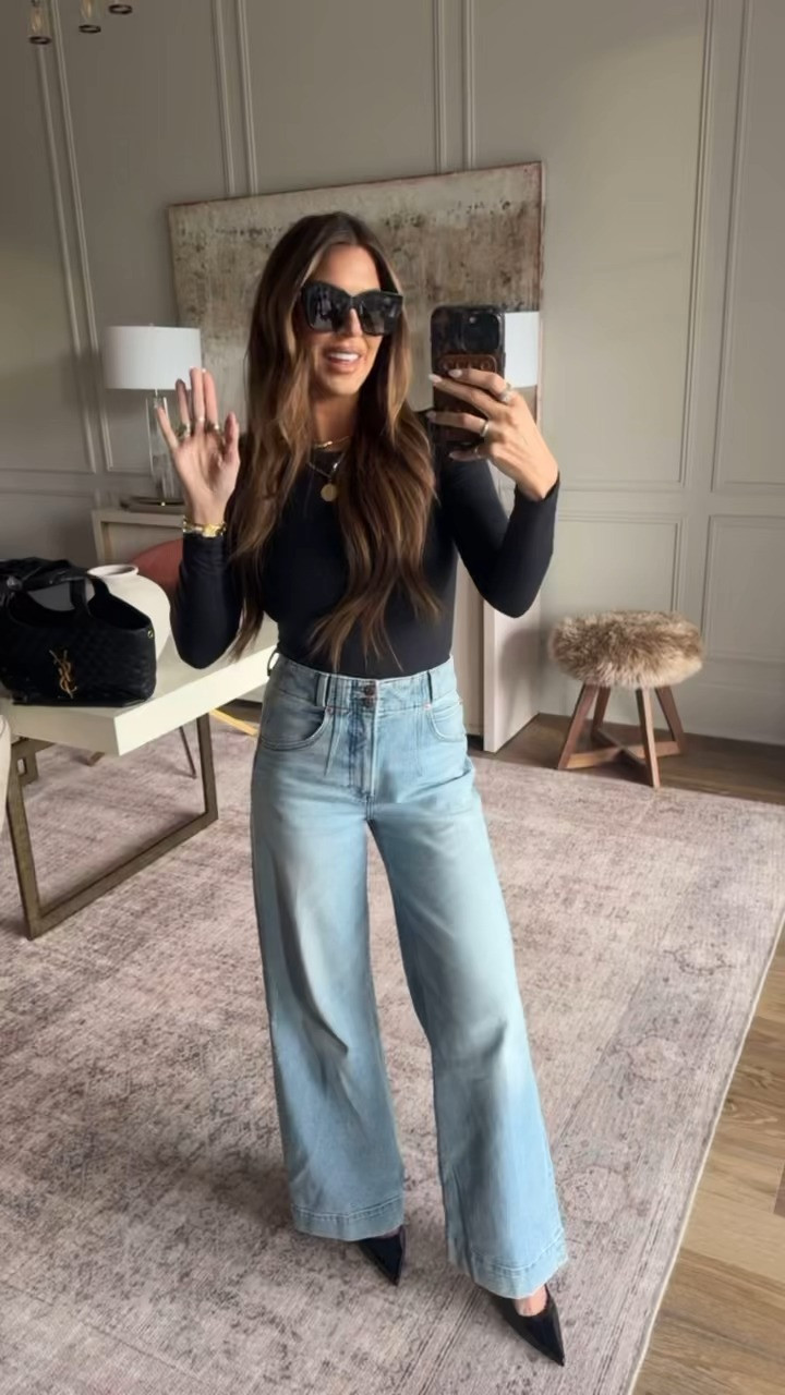 sizing: small bodysuit and 27 in the jeans! 

 

#LTKootd #LTKFindsUnder50 #LTKFindsUnder100