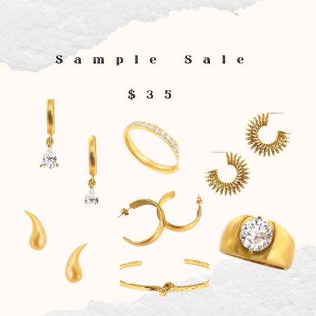 Dive into style with waterproof and tarnish-free jewelry! Don't miss out on this sample sale, all products only $35! 💍 #WaterproofJewelry #NoTarnish #SampleSale #AffordableFashion #YoungAdultWomen

#LTKfindsunder50 #LTKsalealert