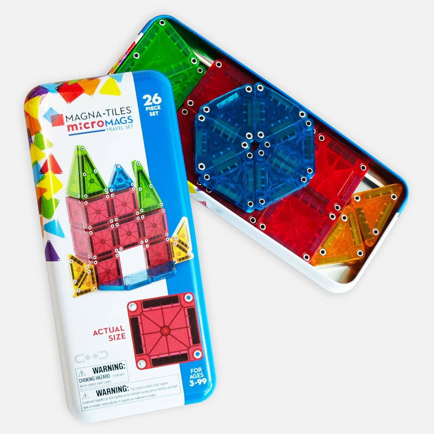 Magna-Tiles MicroMAGS 26-Piece Travel Set | Saltwater Boys Company