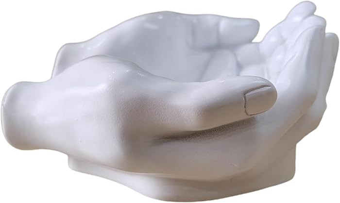 Hand Key Holder Bowl Funny Entryway Key Tray for Desk & Home Decor, Cute Candy Dish for Office, P... | Amazon (US)