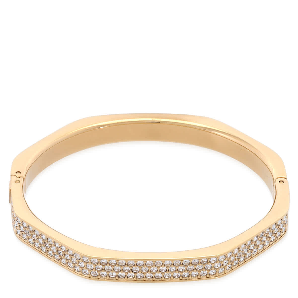 Swarovski Dextera Gold-Tone Plated Octagon Bracelet, Size XL | Jomashop.com & JomaDeals.com