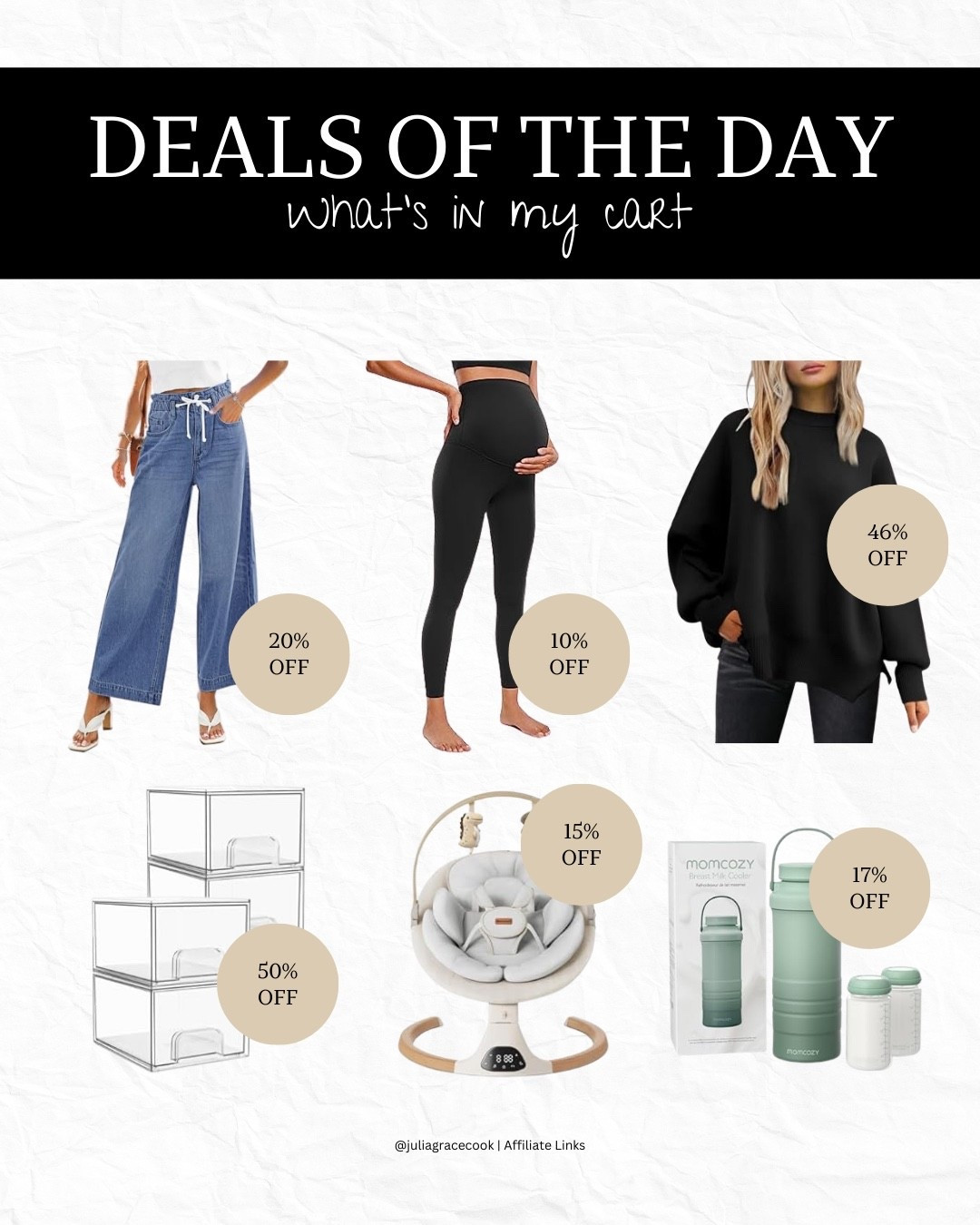 Amazon deals of the day - Sept 3, 2025! Here’s what’s in my cart pregnancy and baby item wise that you can grab on sale on Amazon 

Amazon finds, Amazon baby, bump friendly, bumpstyle, baby items, baby storage, breastfeeding, baby swing, maternity leggings, dressing the bump, fall outfit, fall inspo, fall style 

#LTKBaby #LTKBump #LTKFindsUnder50