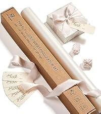 Vitalizart 100% Cotton Ribbon 1-1/2" x 15 Yd Nude Beige Cream Handmade Frayed Fringe Fabric Ribbo... | Amazon (US)