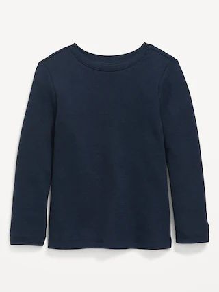 Unisex Solid Long-Sleeve Thermal-Knit T-Shirt for Toddler | Old Navy (US)