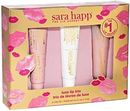 sara happ Luxe Lip Trio Kit: Lip Scrub 0.5 oz, Lip Slip One Luxe Gloss 0.5 oz & Lip Slip Whipped Van | Amazon (US)