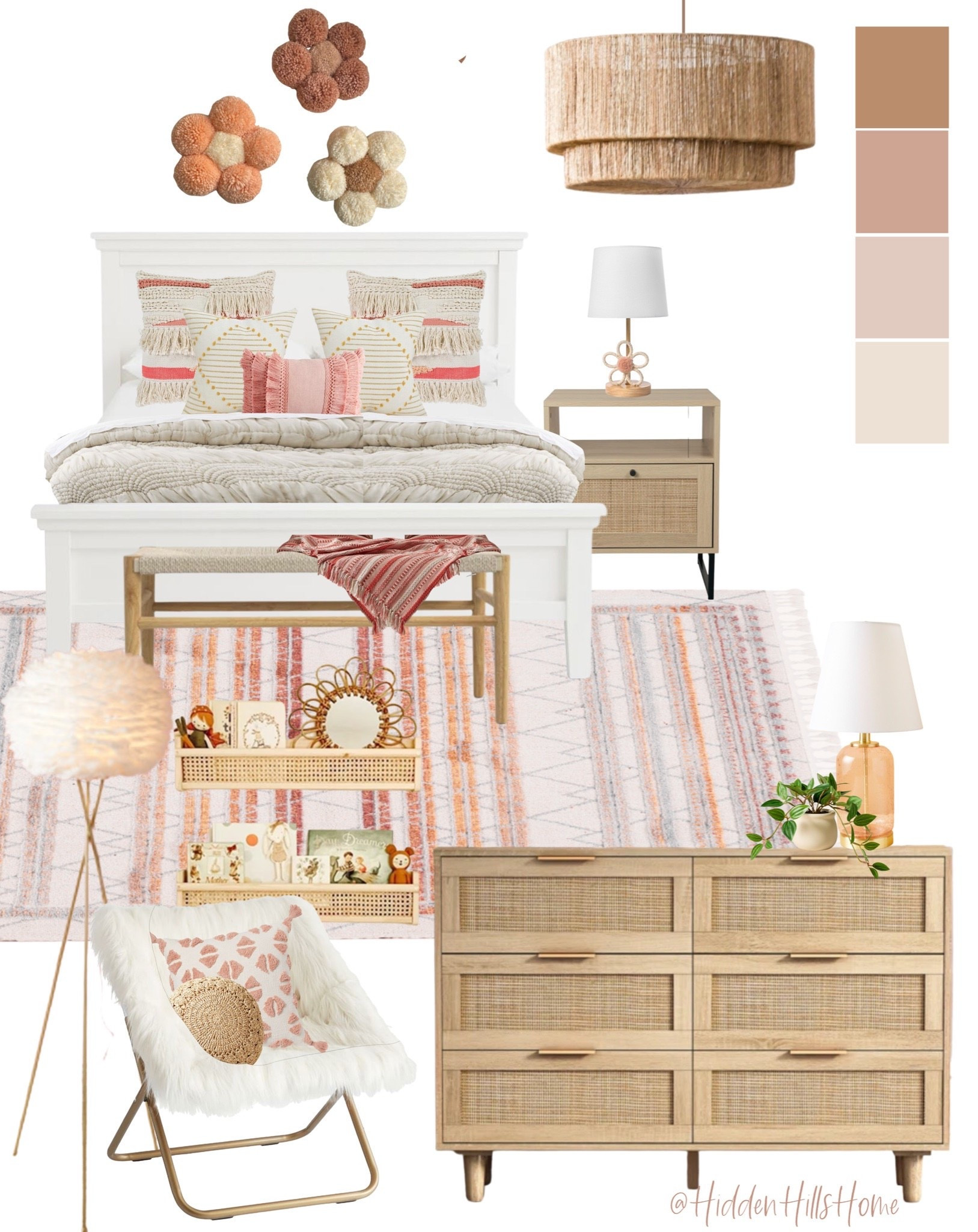Girls boho bedroom, boho room decor, girls bedroom mood board, cute girls room ideas #girlsbedroom

#LTKHome #LTKSaleAlert #LTKKids