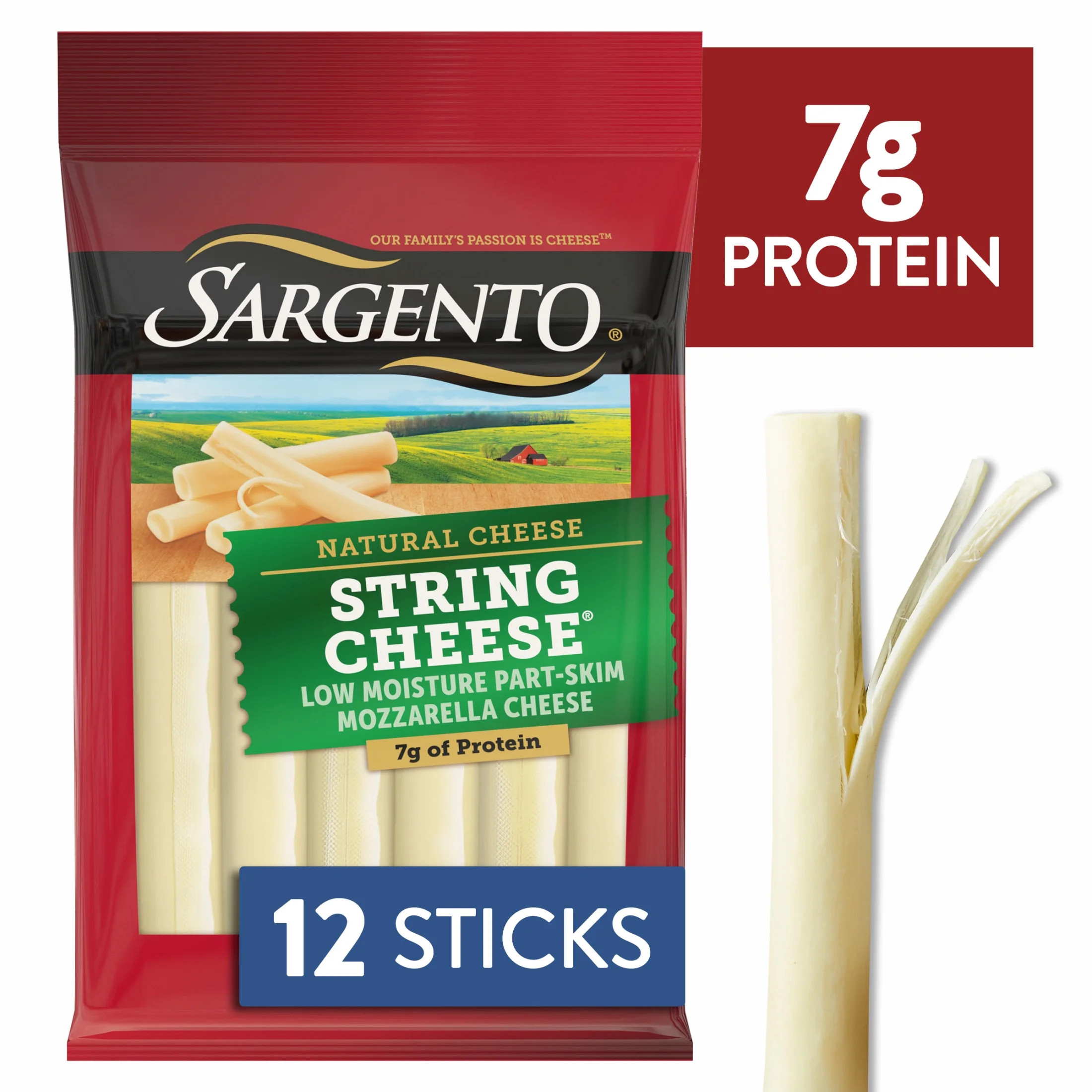 Sargento® Natural String Cheese Snacks, 12-Count | Walmart (US)