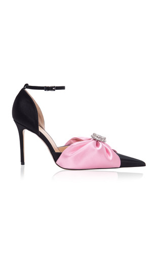 Double Heart Silk Pumps | Moda Operandi (Global)