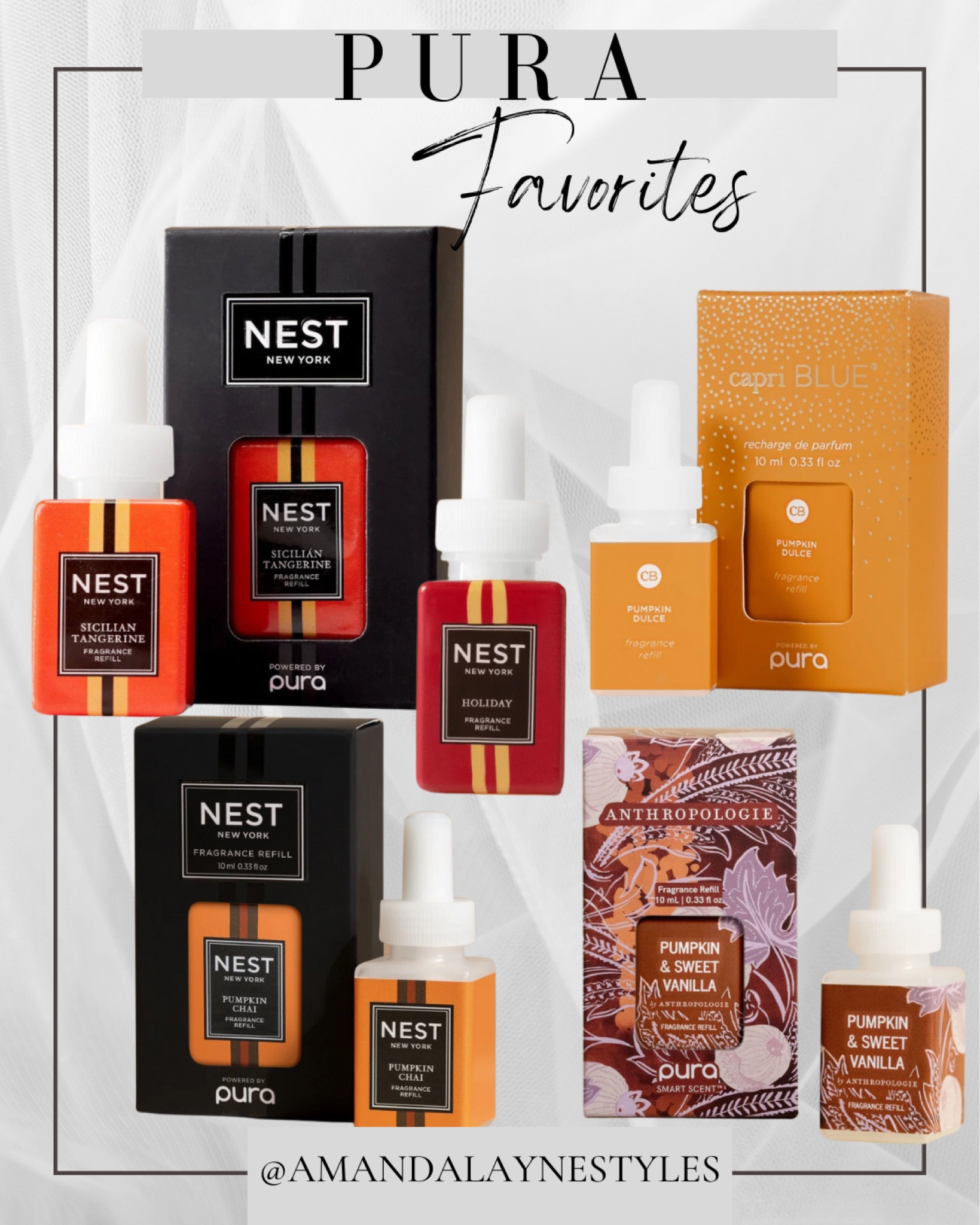 My favorite Pura fall home fragrances! On sale now! 

#LTKSale #LTKSeasonal #LTKHoliday