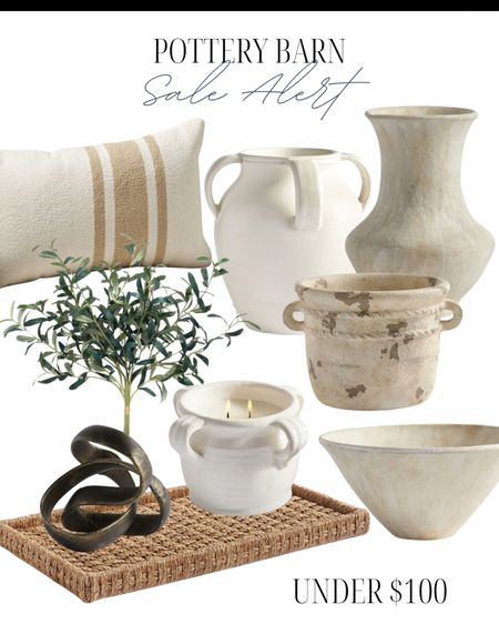 Sale alert at Pottery Barn!! Get the lighter and brighter summer look from pottery barn with these under $100 finds!! The bowl in under the artisan studio vase (it’s part of the collection). 

#LTKHome #LTKFindsUnder100 #LTKStyleTip
