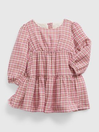 Baby Plaid Tiered Dress | Gap (US)