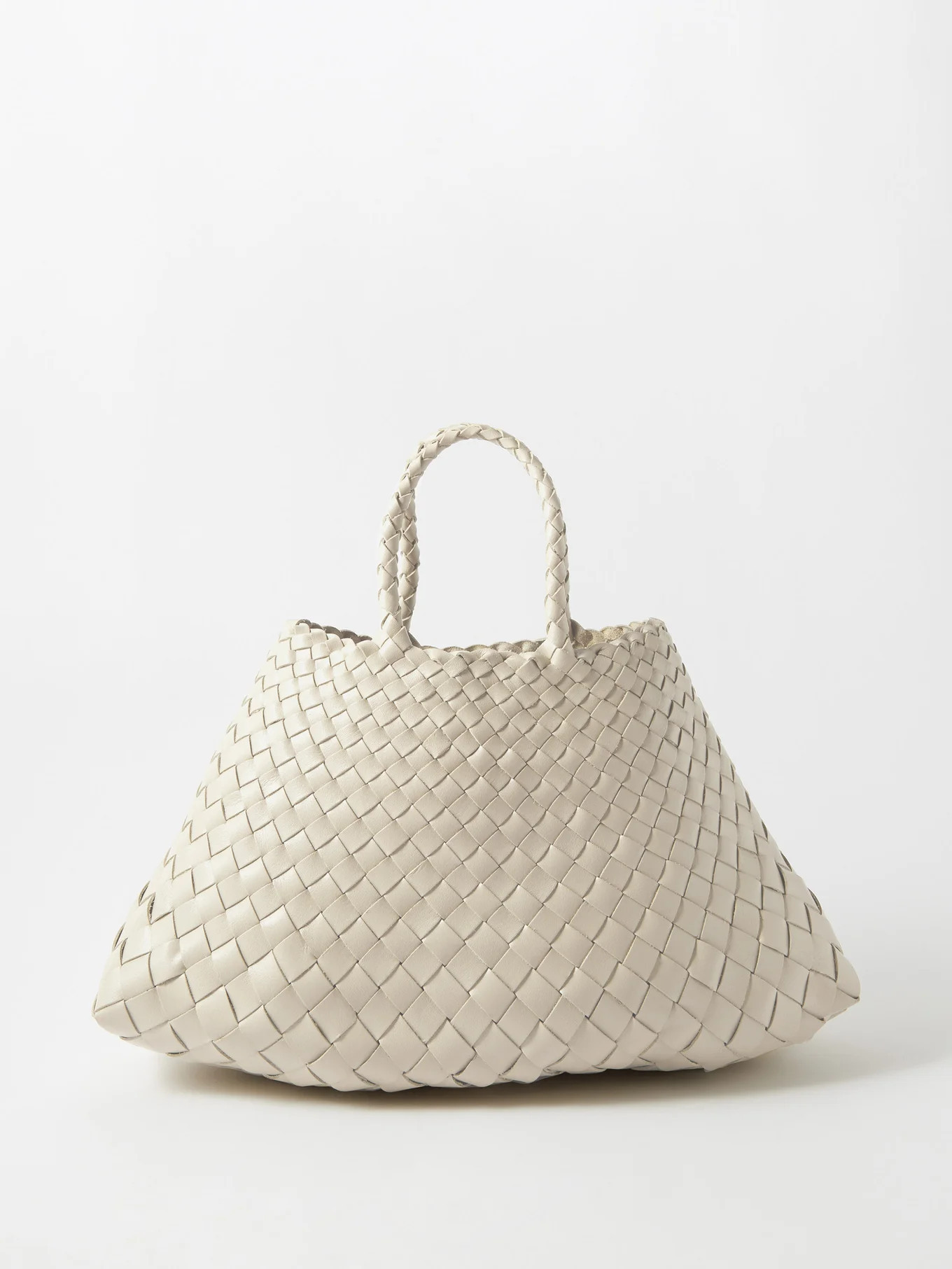 Santa Croce small woven-leather tote bag | Matches (UK)