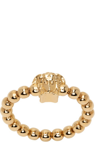 Versace - Gold Medusa Ring | SSENSE
