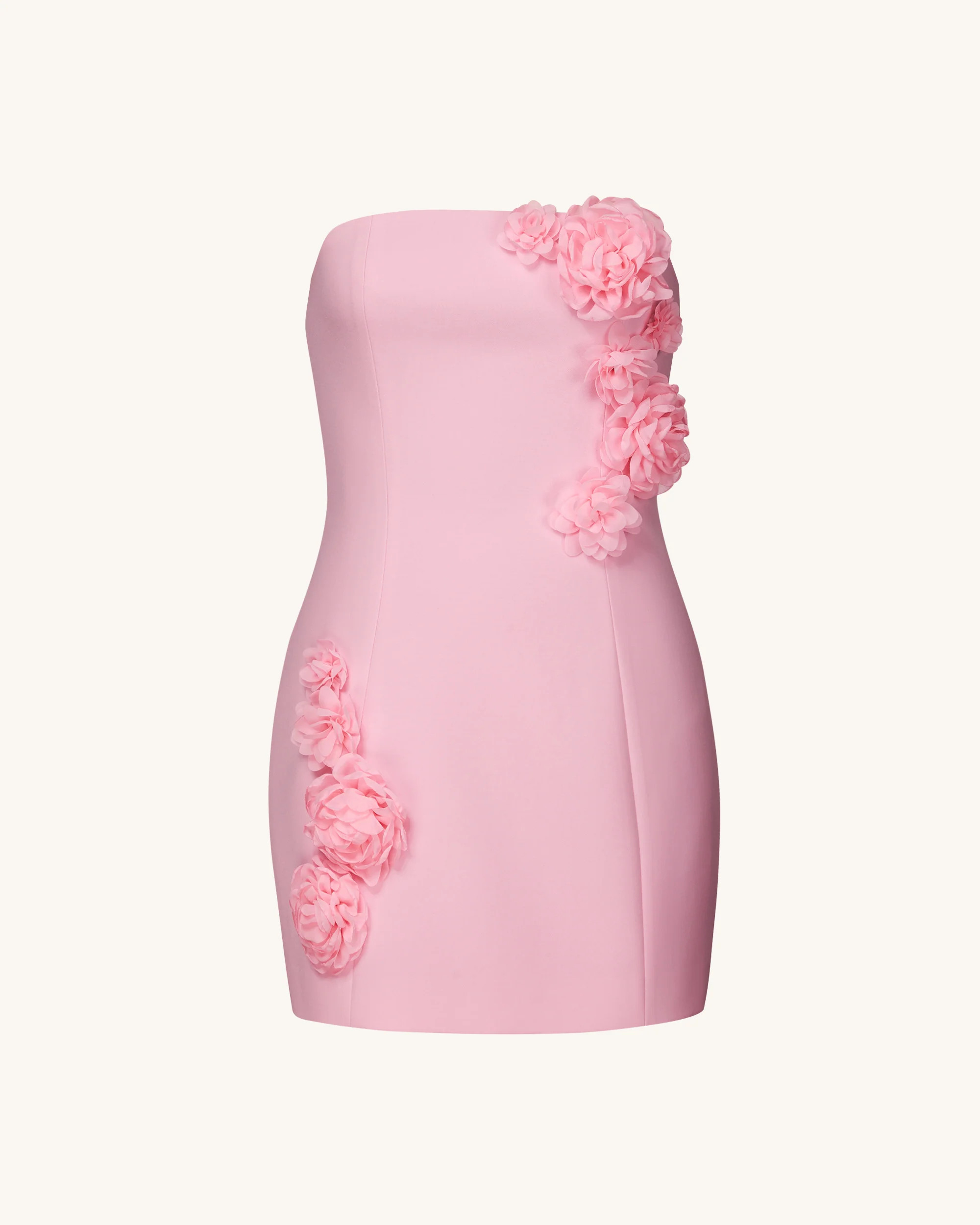 Blossoming Elegance Strapless Dress - Pink | JW PEI US