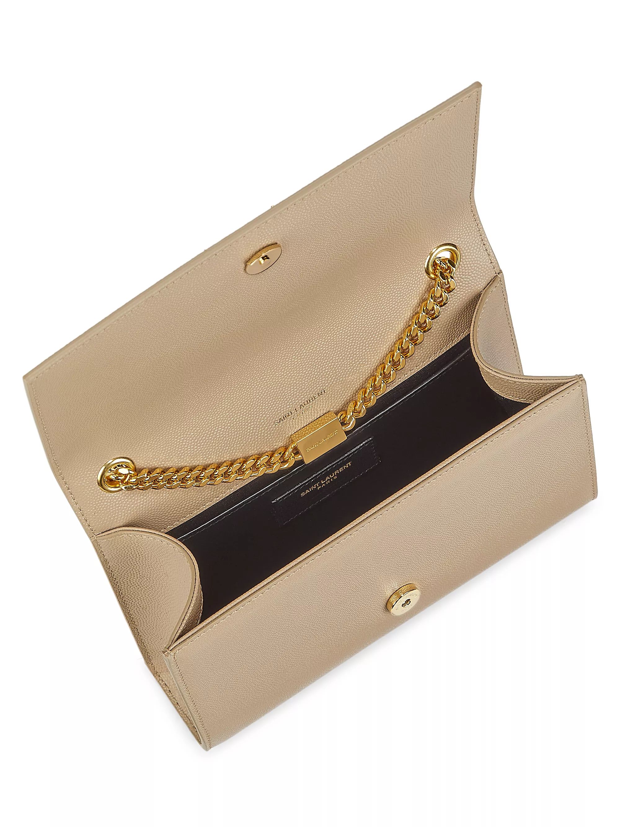 Kate Small Chain Bag In Grain De Poudre Embossed Leather | Saks Fifth Avenue