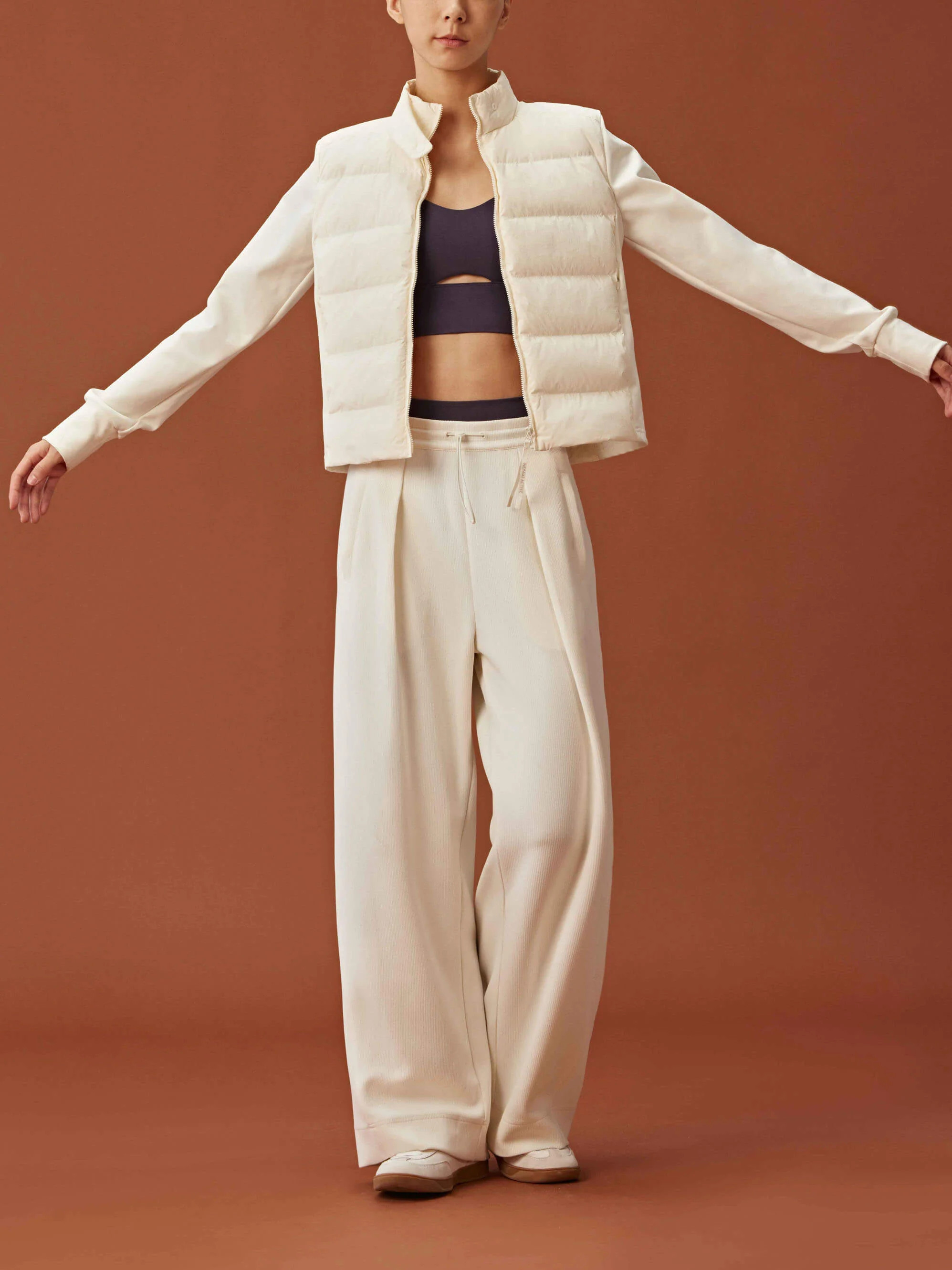 NEIWAI ACTIVE X NYCB Knitted Down Cropped Jacket | NEIWAI